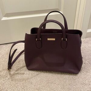 Kate Spade Dark Purple/ Maroon Shoulder Bag